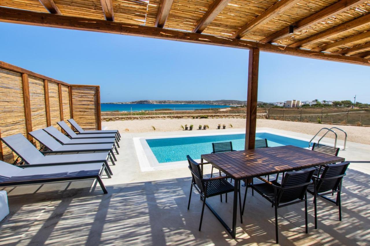 Cato Agro 5, Seafront Villa With Private Pool Afiartis Extérieur photo